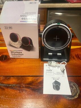 ZJ-08 Wireless Induction Bluetooth Speaker - Black